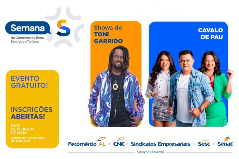 Toni Garrido e Cavalo de Pau são destaques da programação cultural