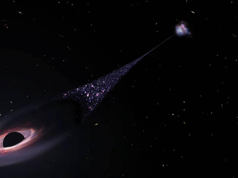 Buraco negro supermassivo é confirmado vagando pelo espaço após ser expulso