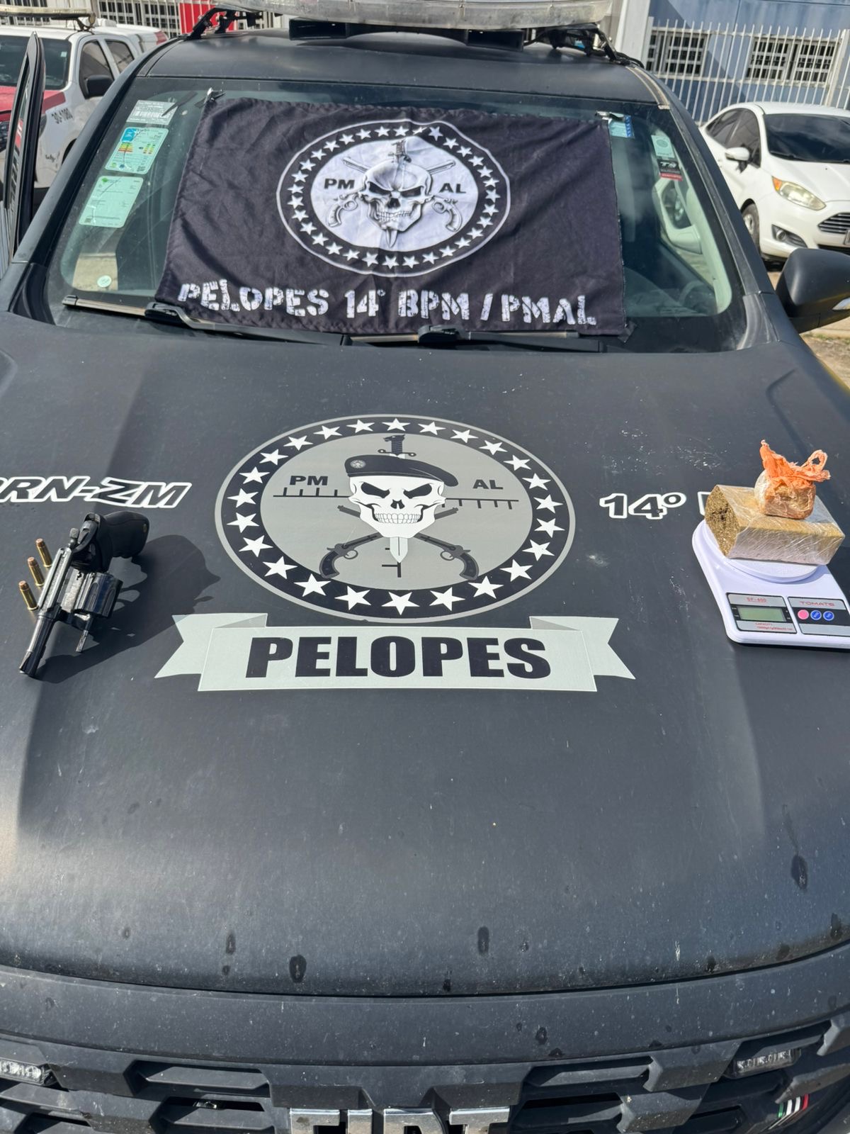 PM desarticula pontos de tráfico e apreende armas no Litoral Norte de AL