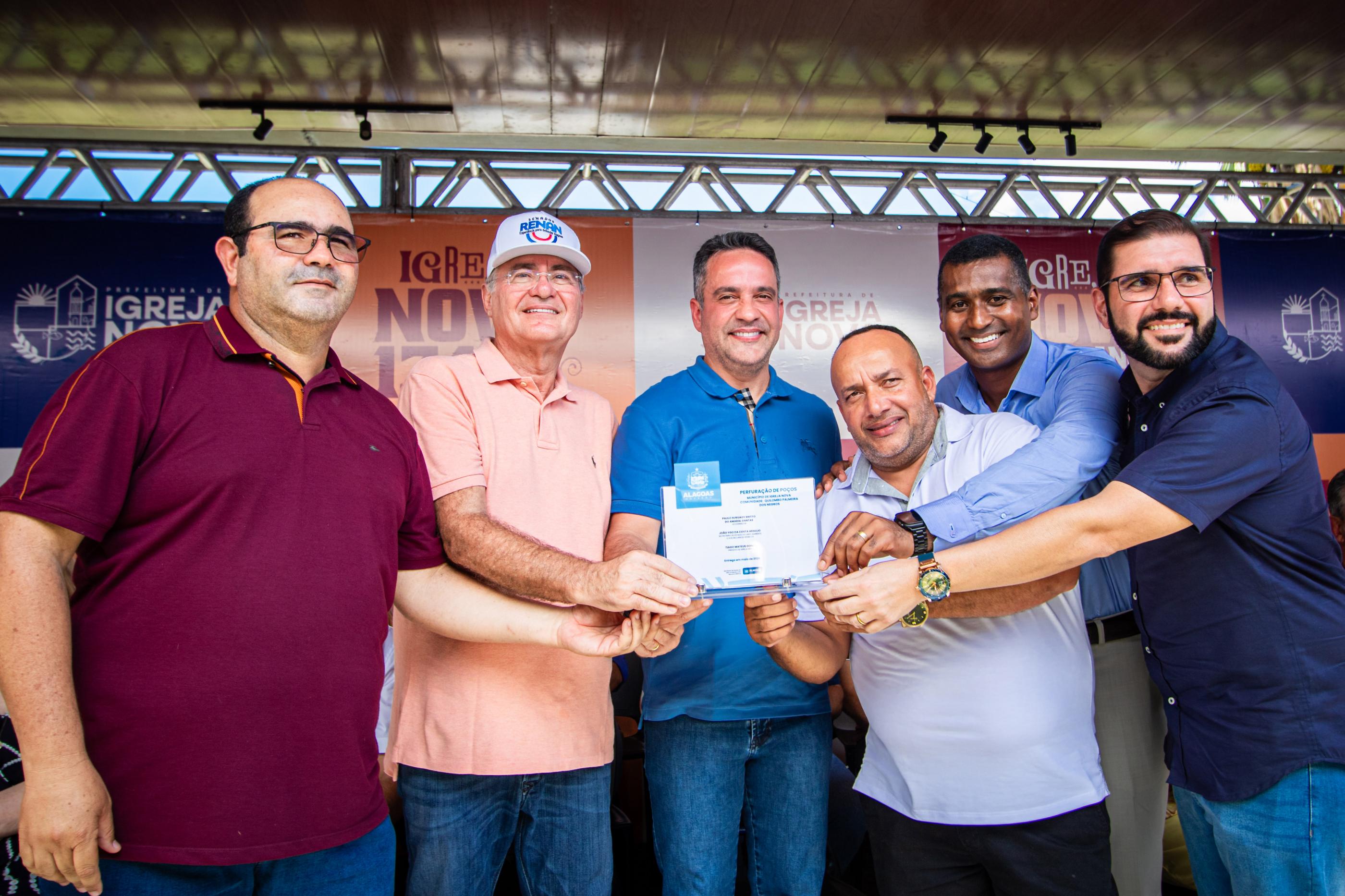 Igreja Nova recebe 16 ruas pavimentadas e kits de irrigação