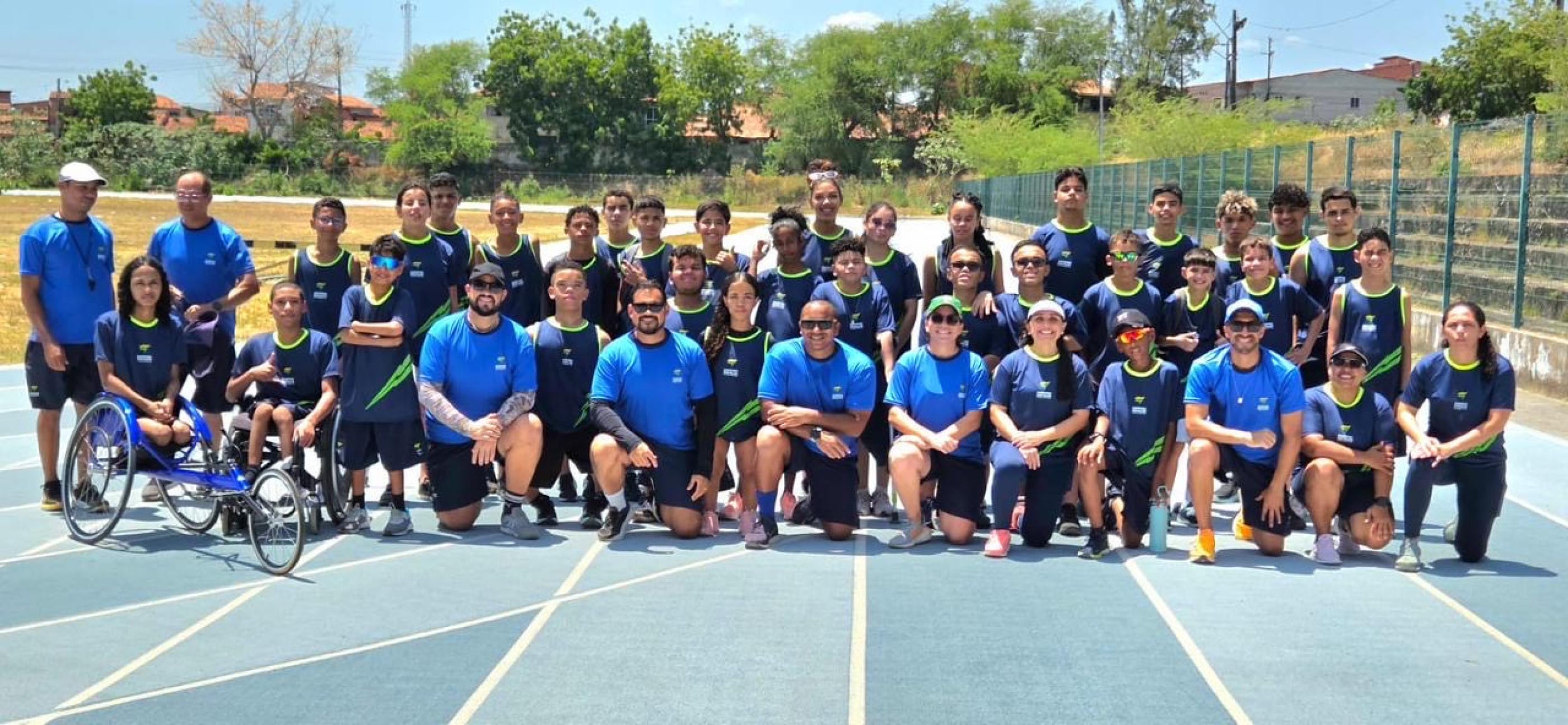 Com apoio da Selaj, atletas representam AL no Camping Paralímpico Escolar, em Fortaleza