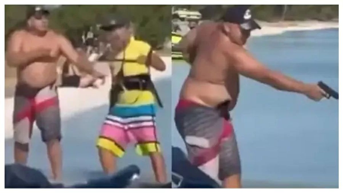 Falha em arma evita tragédia após discussão entre banhista e velejador em RJ