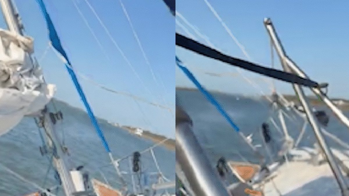 Barco comprado no Facebook afunda e mulher fica à deriva por 5 dias