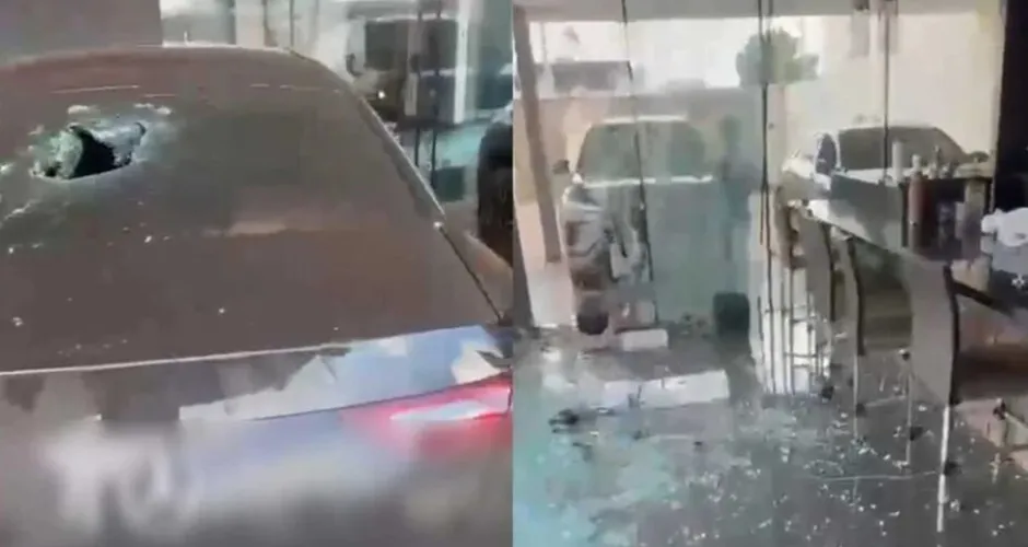 Discussão de casal termina com destruição de residência e Mercedes de R$ 250 mil