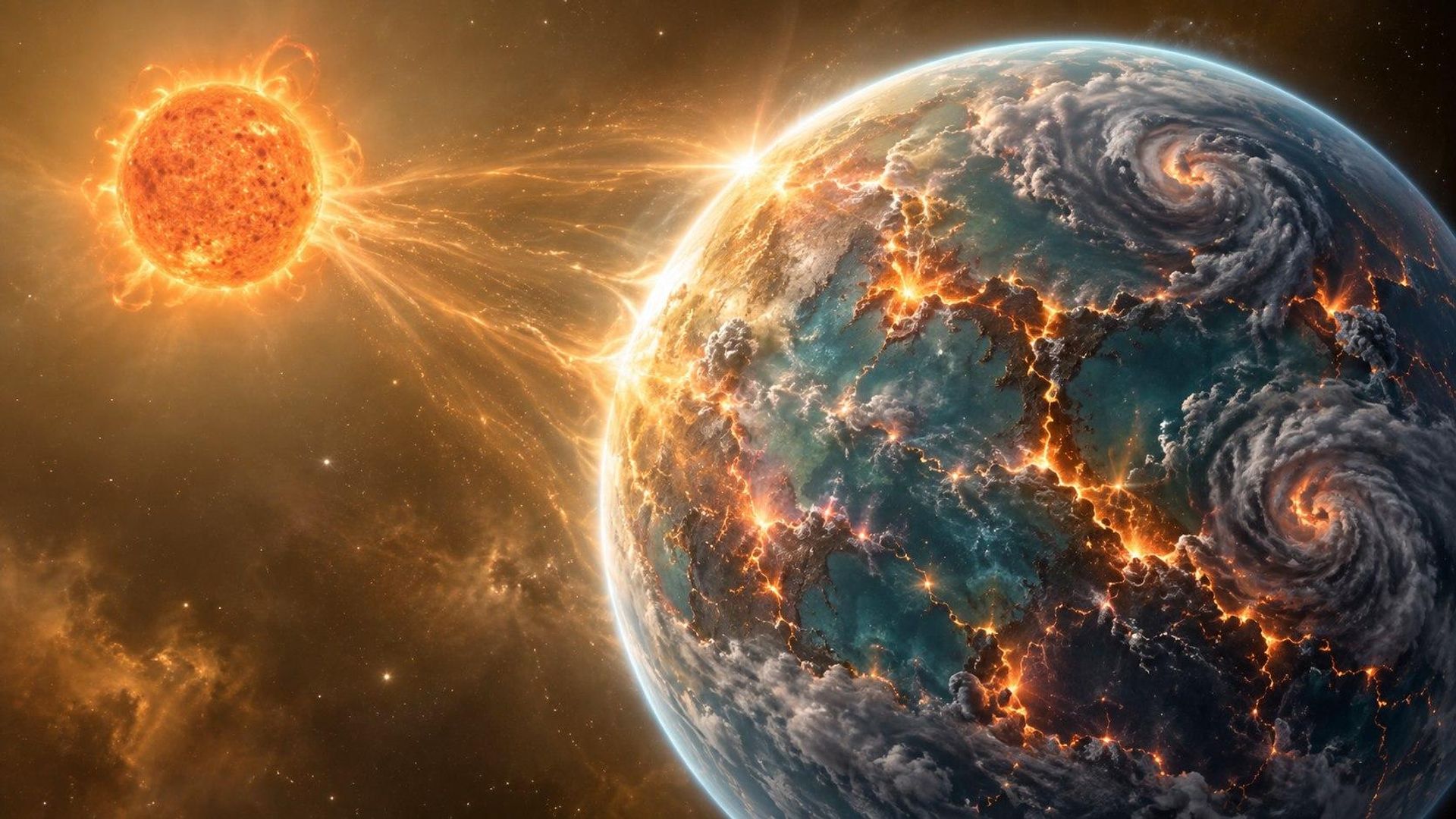 Exoplaneta desafia cientistas ao exibir órbita retrógrada e desalinhada
