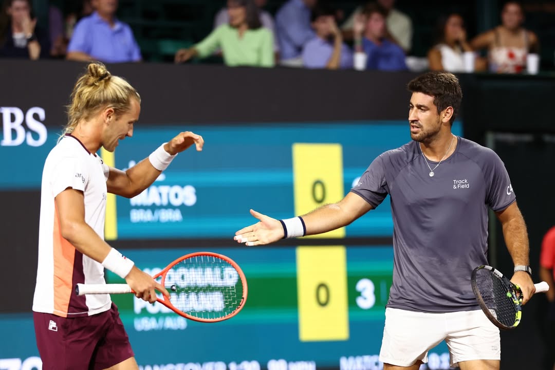 Rafael Matos e Orlando Luz avançam à semifinal de duplas no ATP de Cincinna