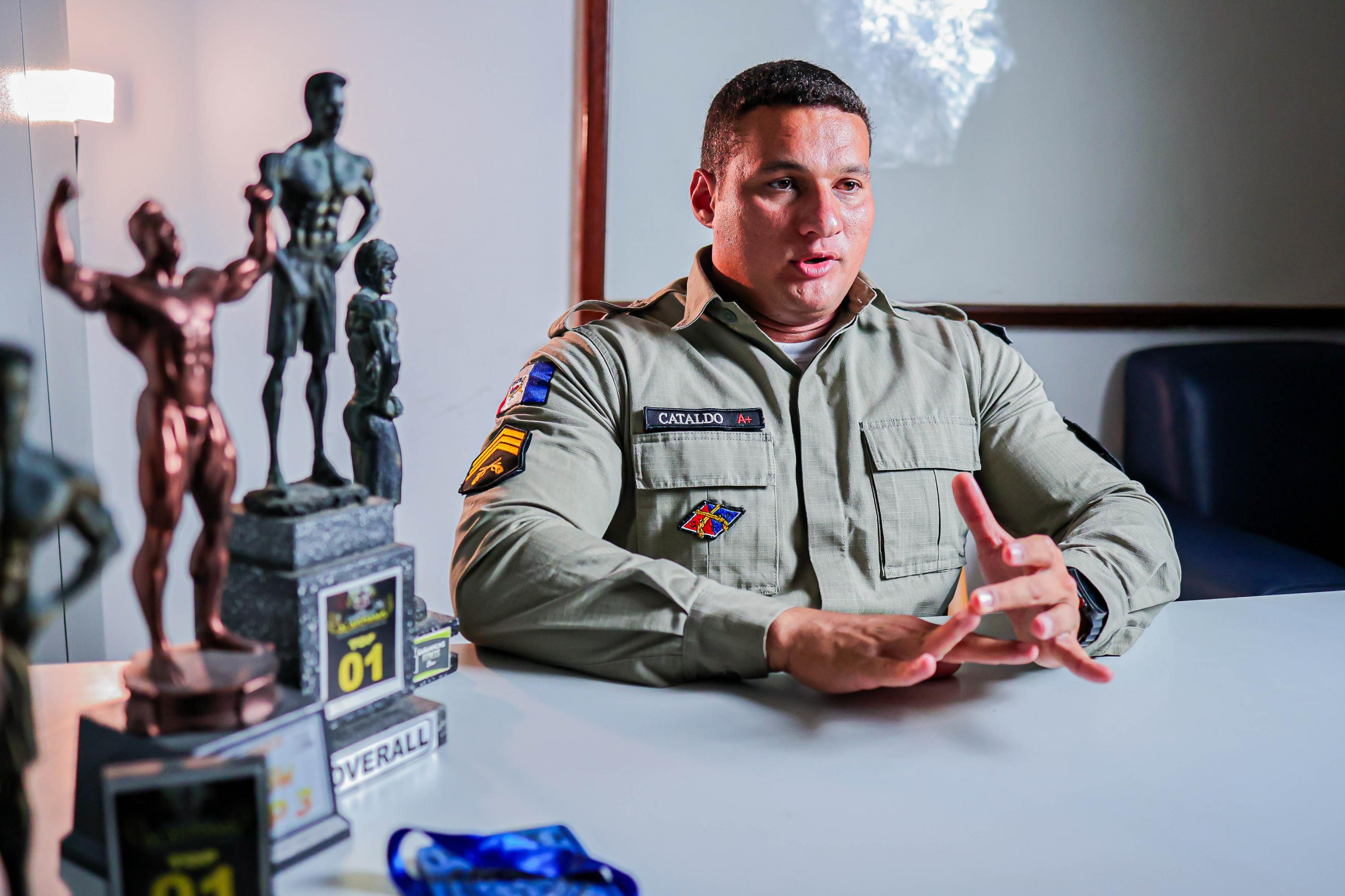 A epopeia do sargento alagoano que une a farda e o fisiculturismo