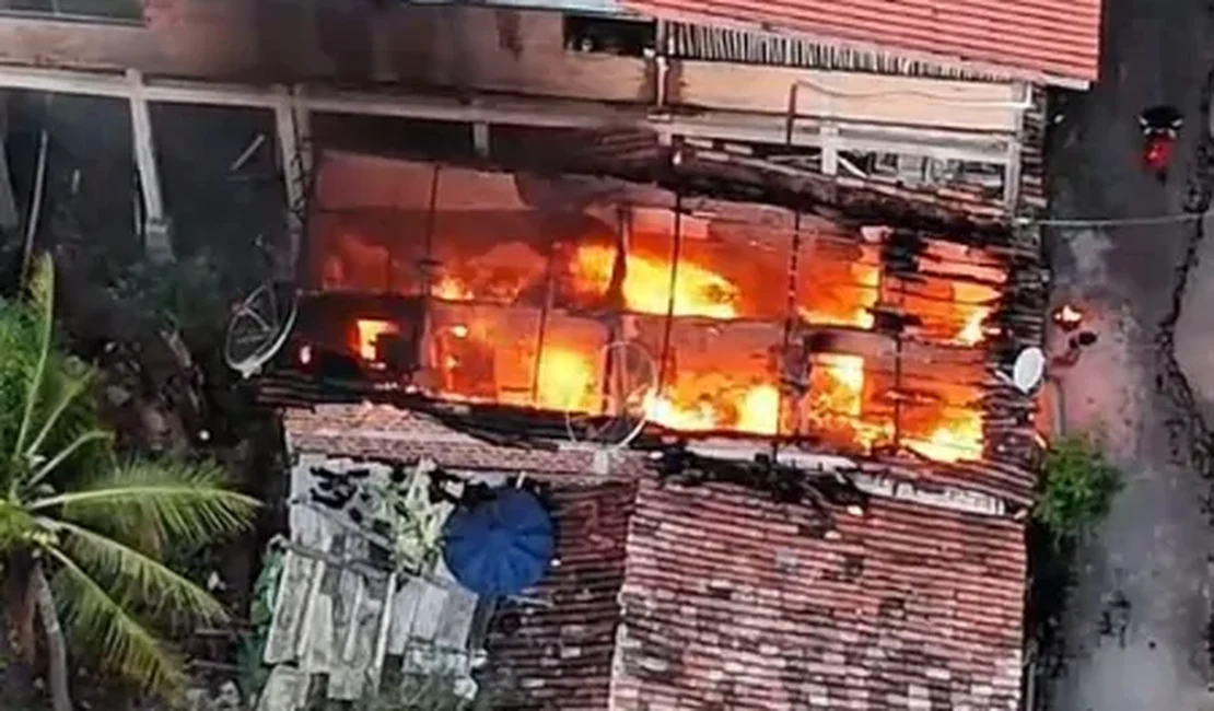 Botijão de gás causa incêndio e mata animais em Santana do Ipanema
