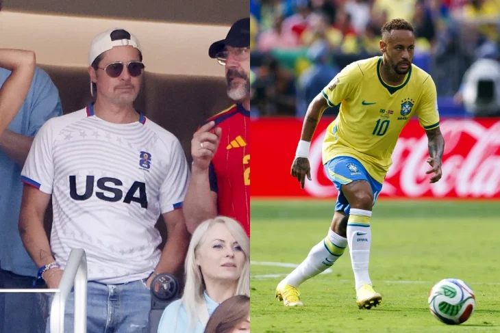 Brad Pitt oferece “aulas” a Neymar para melhorar atuação em campo
