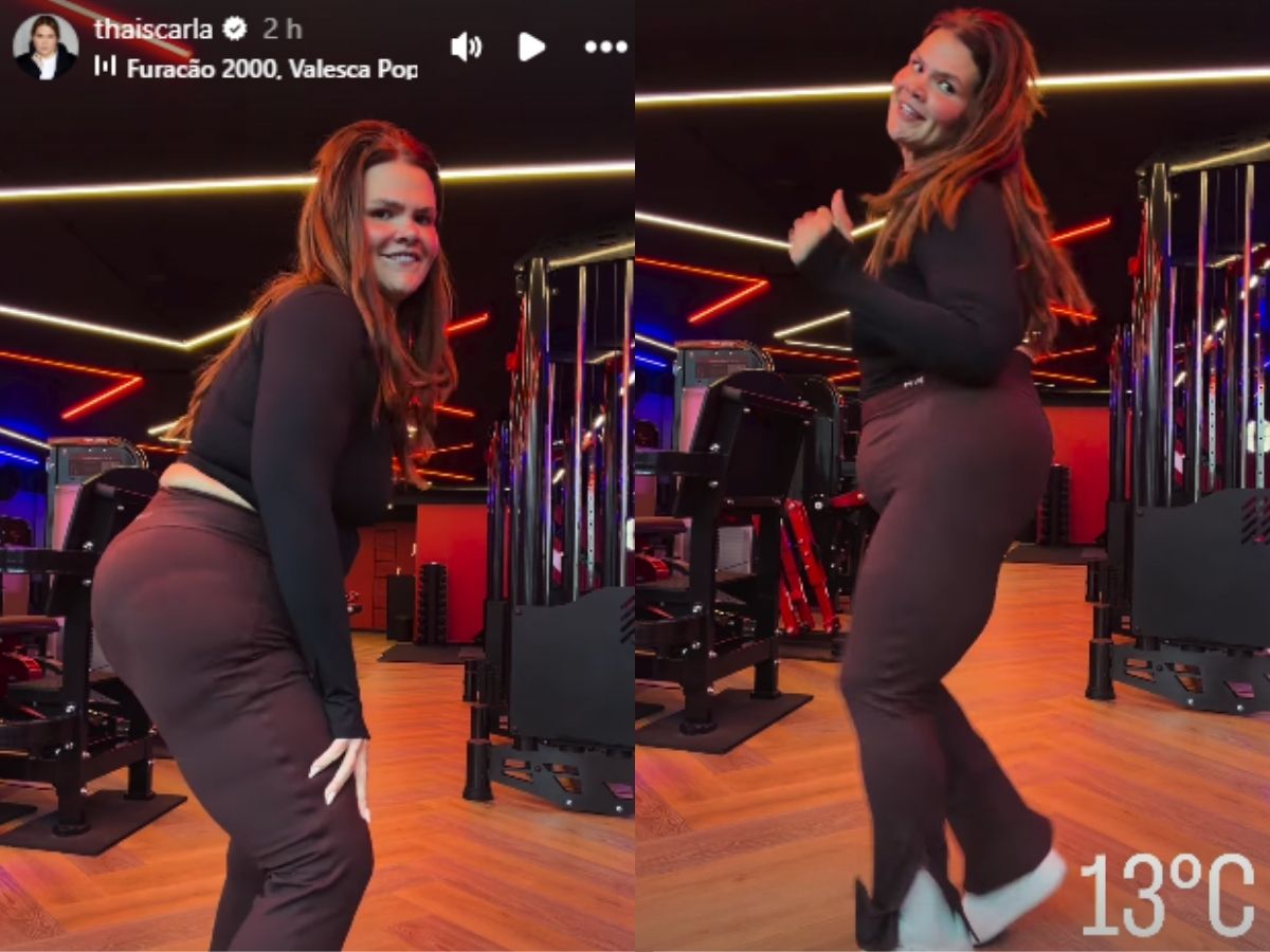 Thais Carla dança em treino e celebra nova fase após anunciar divórcio