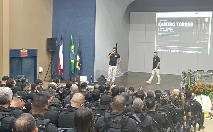 Operação contra grupo de tráfico cumpre mandados em Maceió