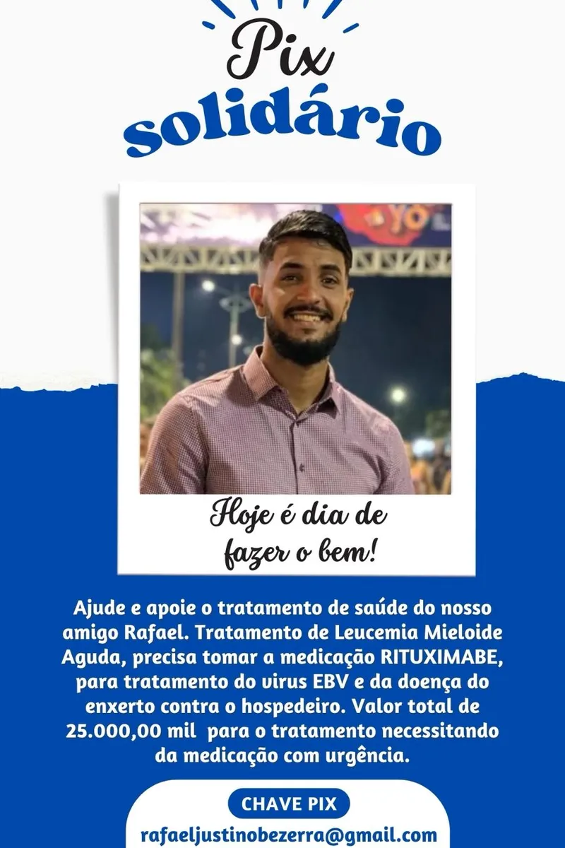 Campanha arrecada R$ 25 mil para custear medicamento de jovem em tratamento contra leucemia, em Maceió