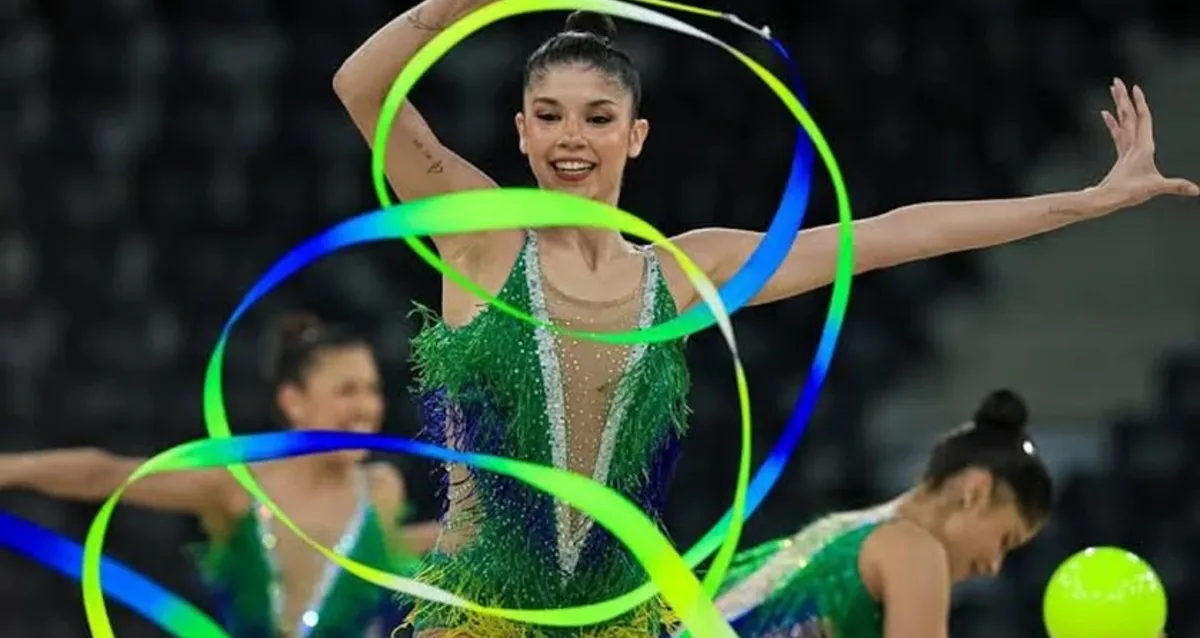 Duda Arakaki será homenageada em Maceió por trajetória na ginástica rítmica