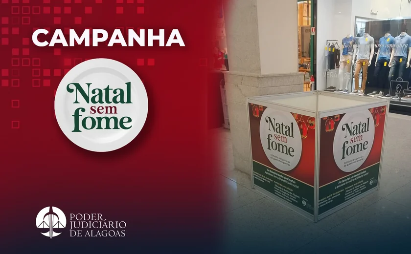Natal sem Fome recebe doações no Maceió Shopping até 19 de dezembro