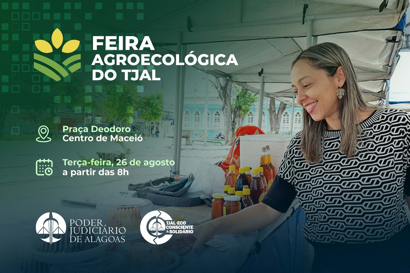 Feira agroecológica é realizada no Centro de Maceió nesta terça-feira (26)