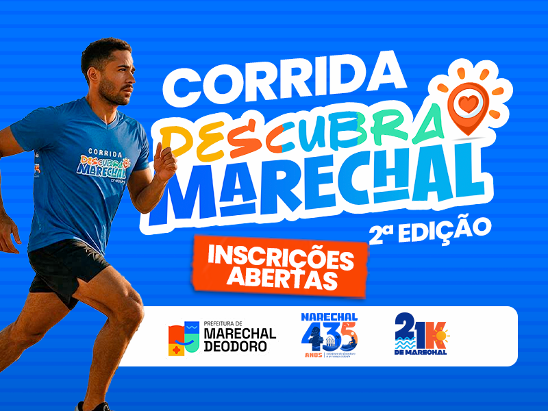 Corrida Descubra Marechal chega a sua 2ª edição com percursos de 3km e 6km; inscreva-se!