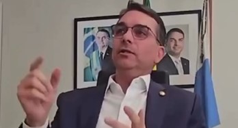Vídeo de Flávio Bolsonaro citando Ciro Nogueira como vice repercute na internet