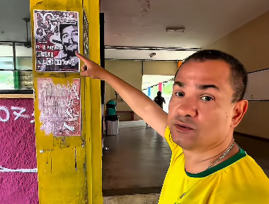 Flávio da Federal publica vídeo sobre suposta invasão em bloco da Ufal