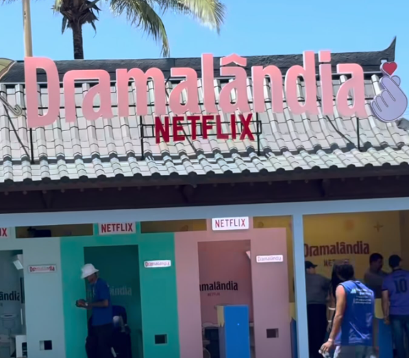 Netflix transforma Corredor Vera Arruda em cenário para fãs de doramas