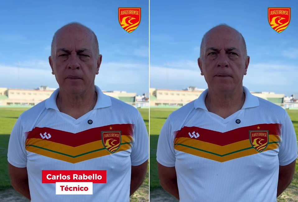 Técnico da Juazeirense Carlos Rabello sofre AVC após jogo na Bahia