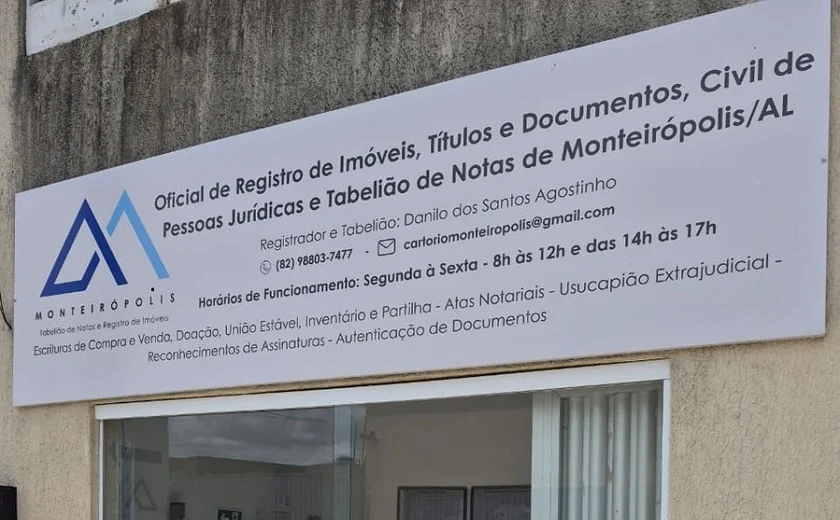 Corregedoria faz inspeção extraordinária em cartório de Monteirópolis