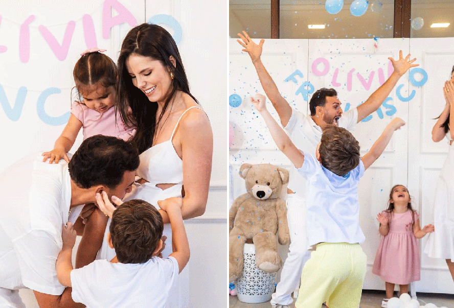 Mano Walter e a esposa revelam o sexo e o nome do terceiro filho