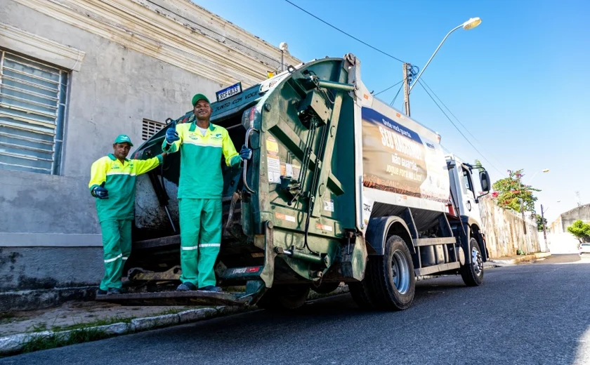 Alurb informa que coleta domiciliar segue com 100% do efetivo em Maceió