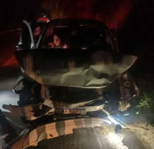 Colisão entre carros deixa feridos graves na BR-316, em Palmeira dos Índios
