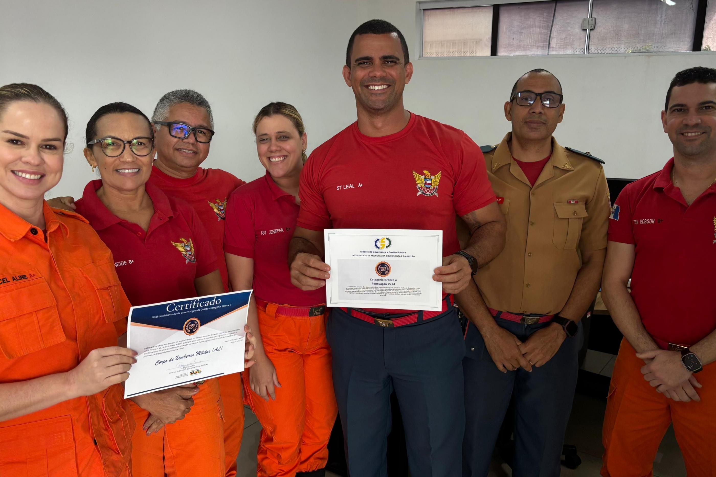 Corpo de Bombeiros Militar de Alagoas conquista certificação máxima em Governança e Gestão