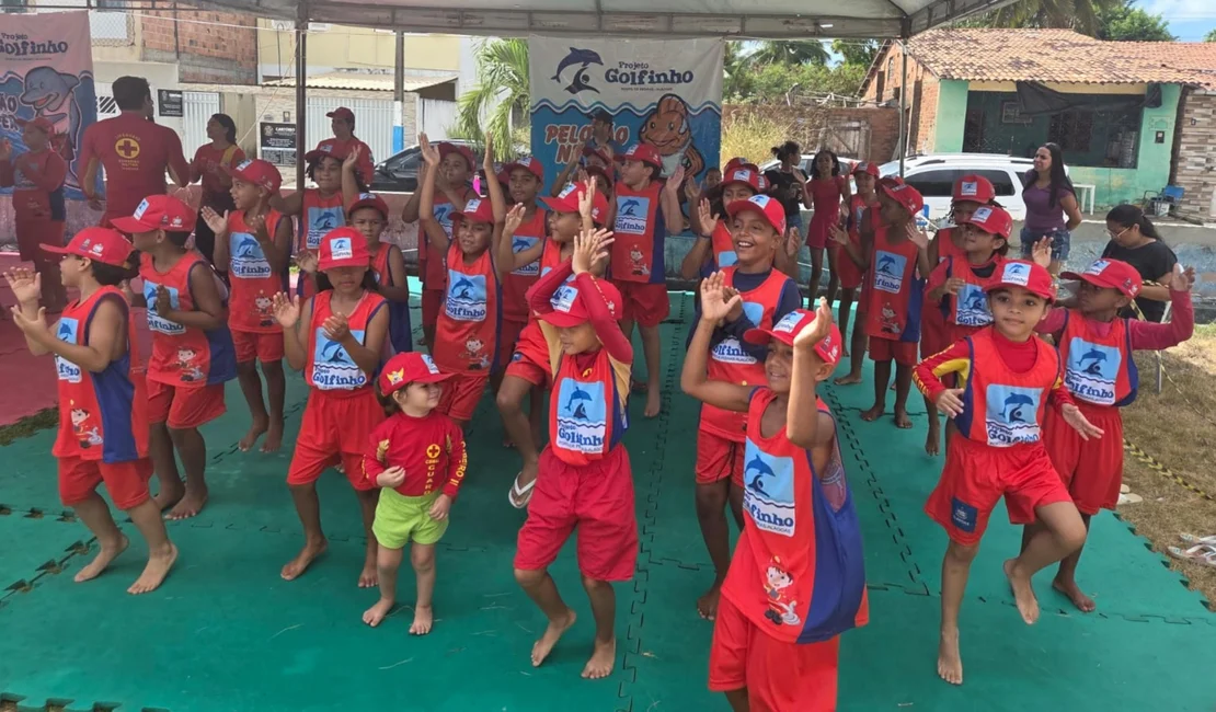 Porto de Pedras recebe 6ª edição do Projeto Golfinho com ações educativas para 90 crianças