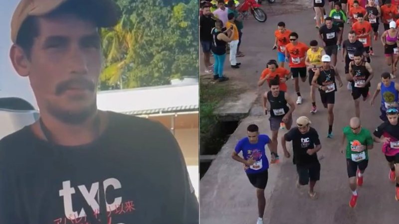 Vídeo: Embriagado, homem “invade” corrida de rua e ganha medalha de primeiro lugar