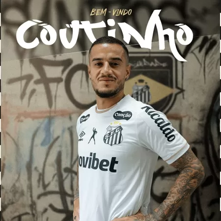 Philippe Coutinho é anunciado pelo Santos