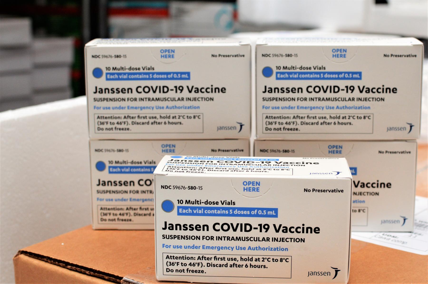 Estado inicia distribuição de 6.350 doses de vacinas Janssen nesta sexta (10)