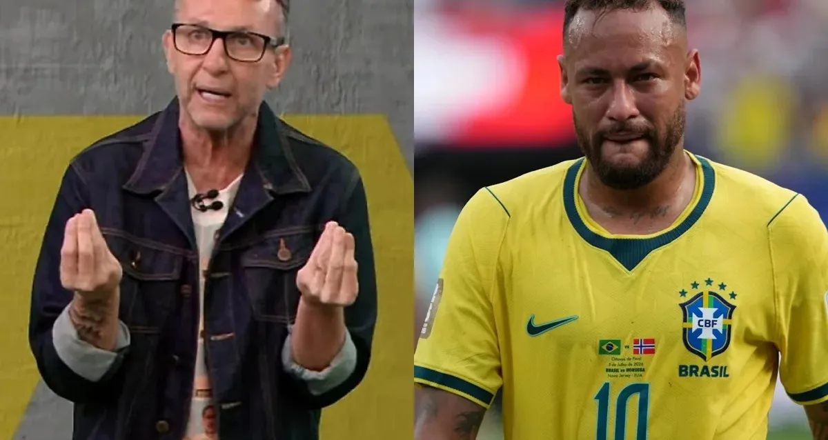 “Não queremos”, diz Craque Neto ao comentar Neymar na Copa de 2030
