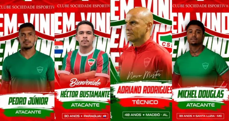 CSE aposta em quatro ex-CSA para temporada 2026