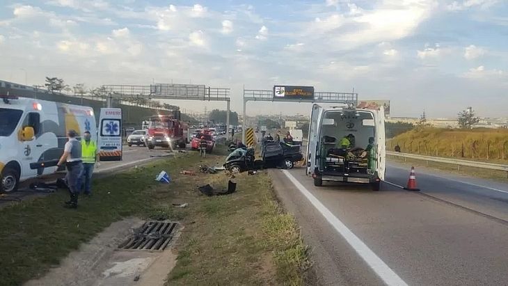 Familiares tentam socorrer sobrinha em acidente e são atropelados
