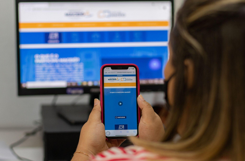 População pode acompanhar etapas do orçamento municipal pelo portal Participa Maceió
