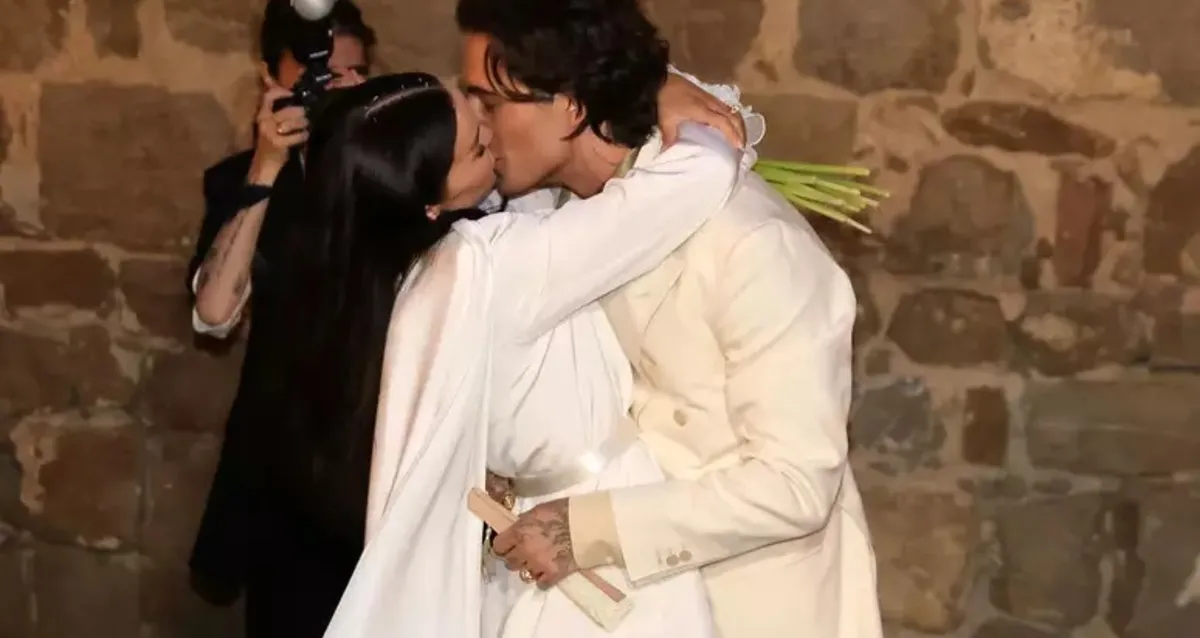 Damiano David e Dove Cameron se casam em cerimônia na Itália