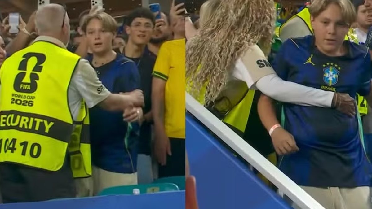 Filho de Neymar é barrado e precisa provar quem é para entrar em campo