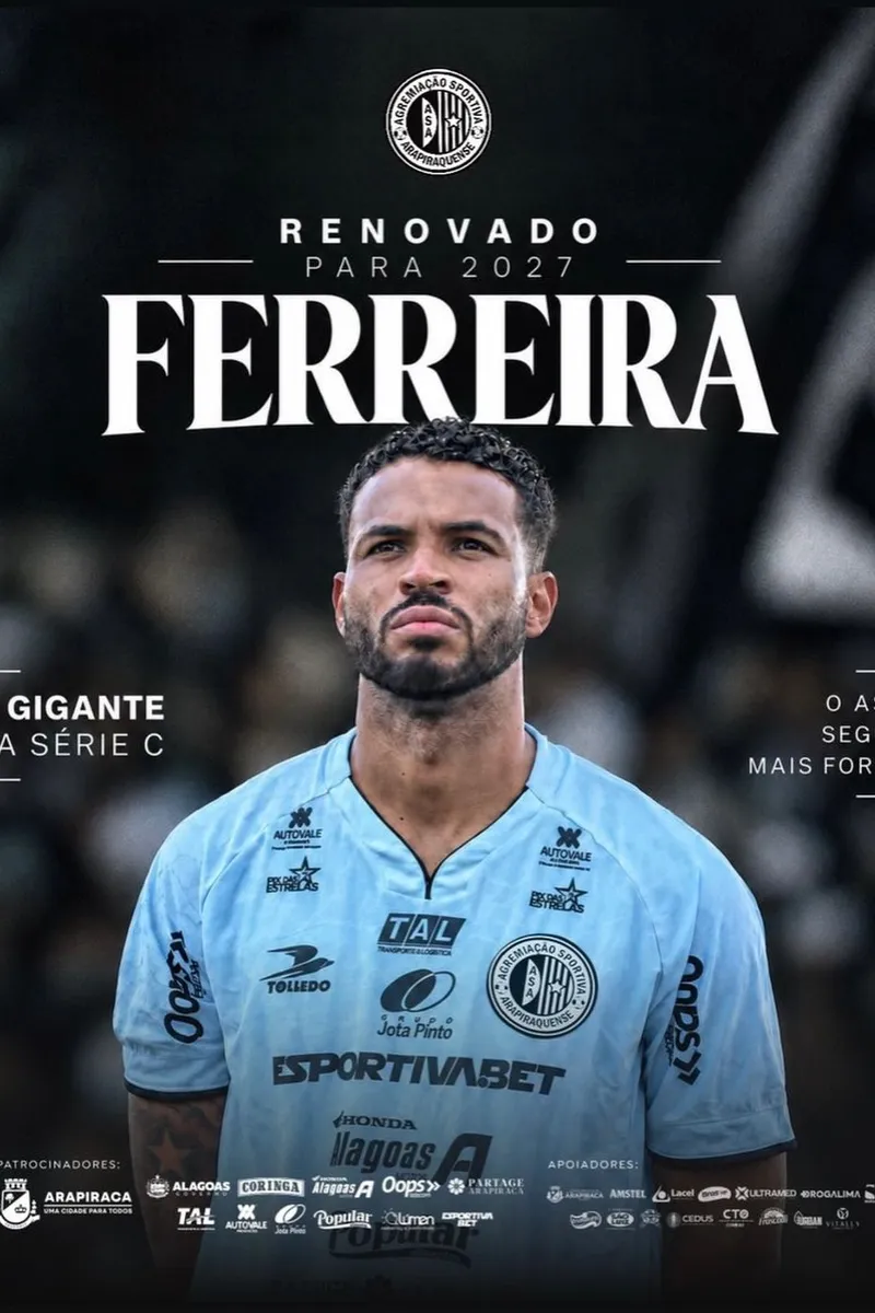 ASA renova com Ferreira e mantém base para disputa da Série C em 2027