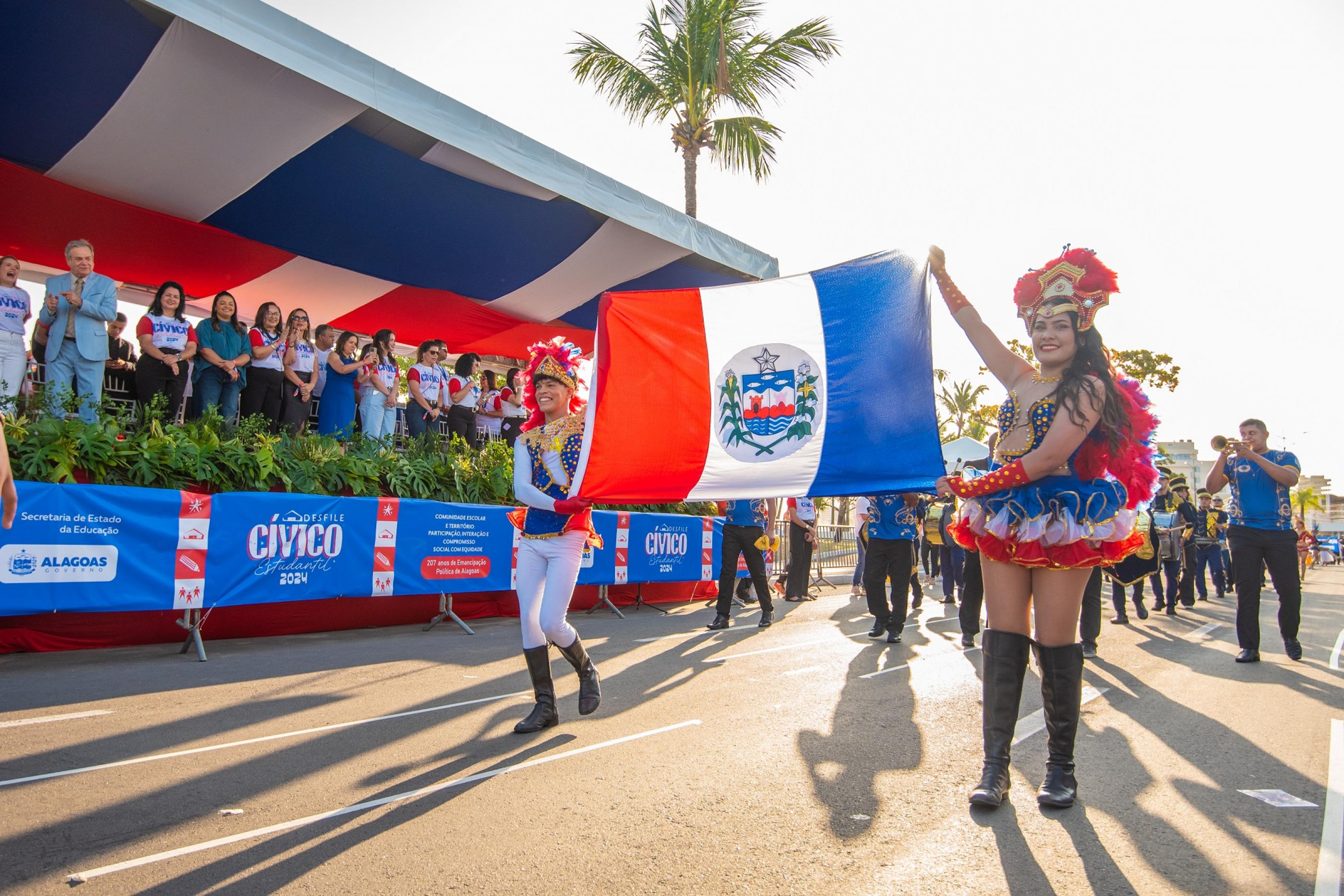 Desfile Cívico Estudantil celebra 208 anos de Alagoas e homenageia Nise da Silveira nesta terça-feira