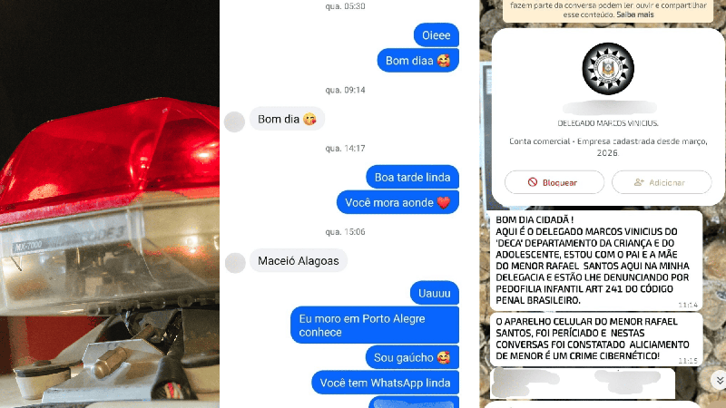 Gospistas usam nomes de delegados para extorquir vítimas em Maceió