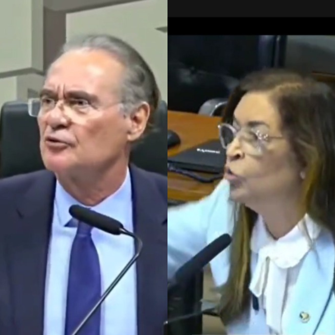 Renan Calheiros e Eudócia Caldas trocam acusações em audiência no Senado