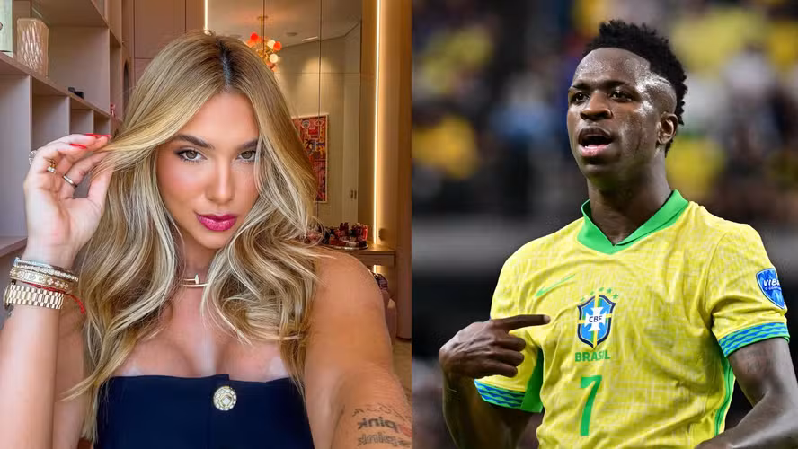 Virginia Fonseca e Vini Jr. curtem festa coladinhos em área discreta, afirma colunista