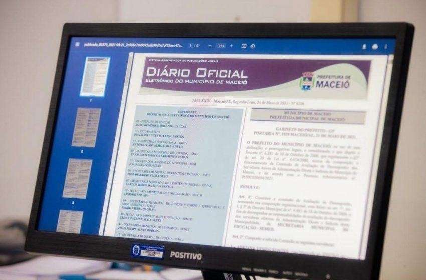 Prefeitura de Maceió decreta ponto facultativo na segunda-feira (27)