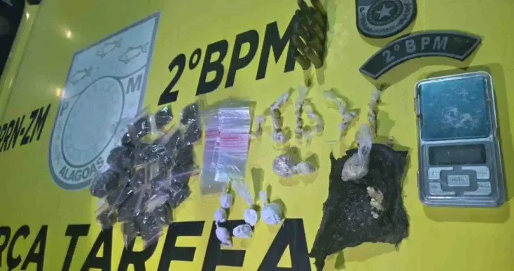Polícia encontra drogas enterradas e prende suspeito em Alagoas