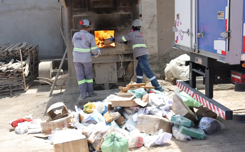 Cerca de 700 quilos de drogas apreendidas em Maceió e região são destruídos em operação fiscalizada pelo MP