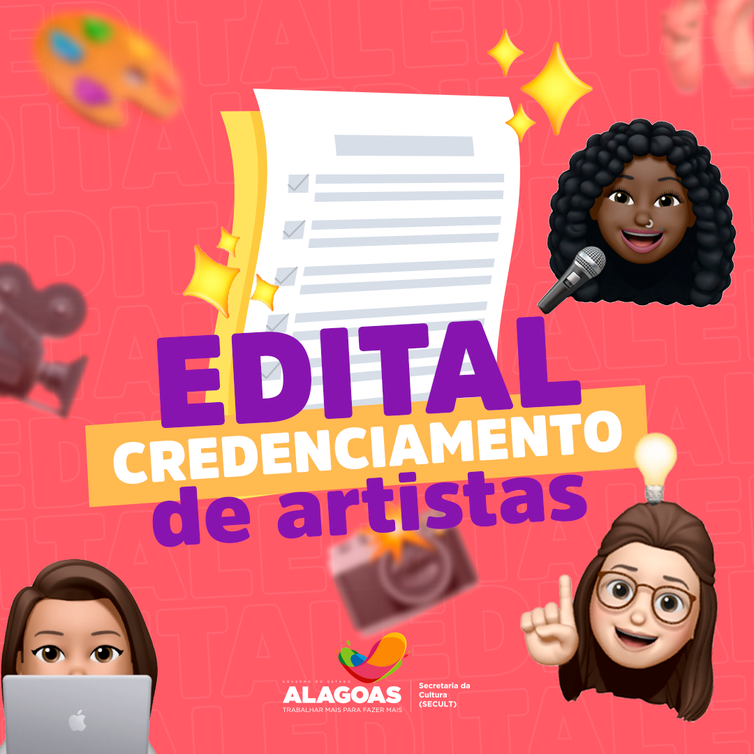 Edital para credenciar artista é lançado nesta segunda (28)