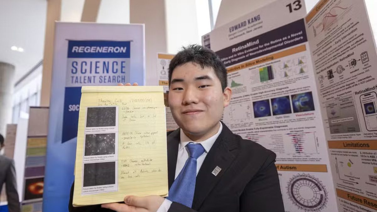 Estudante de 17 anos desenvolve IA para identificar TEA e TDAH pela retina