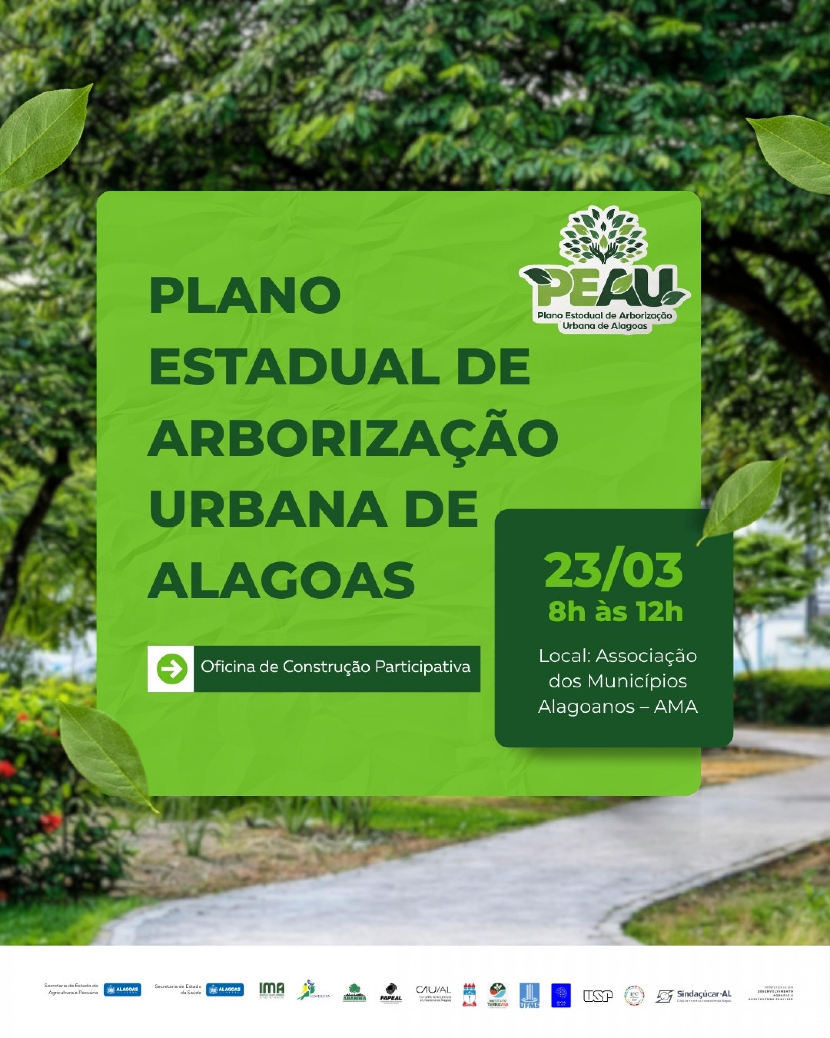 Secretaria dá início ao plano de arborização urbana para Alagoas